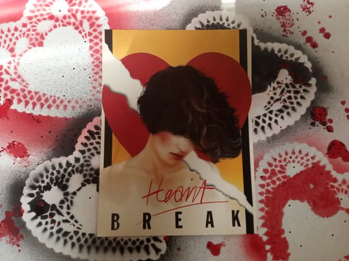 Heartbreak Collage Art Print - Mixed Media Romantic Art