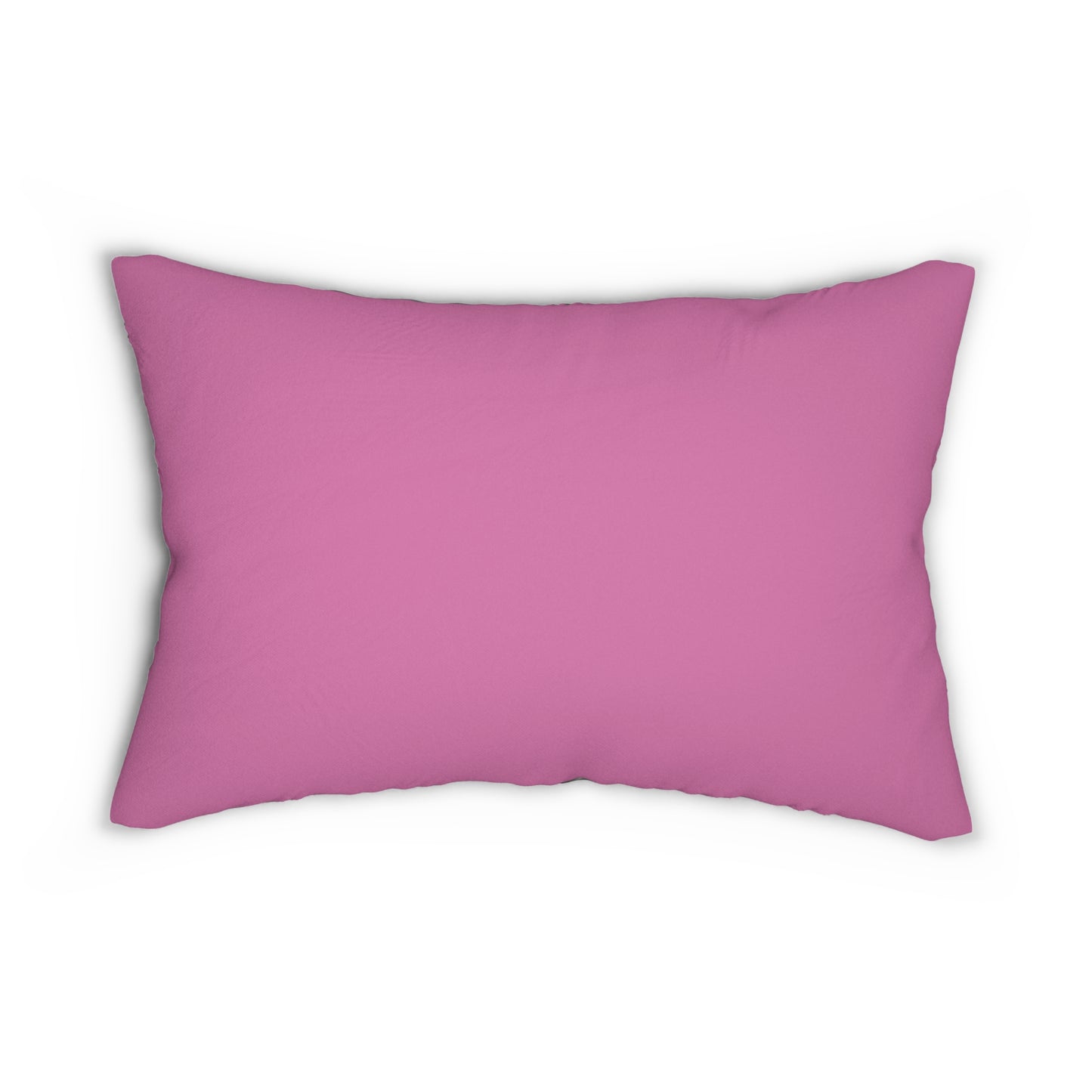 Lumbar Pillow — 'Sleepholic' Pink Aesthetic Sleep Pillow for Cozy Bedrooms