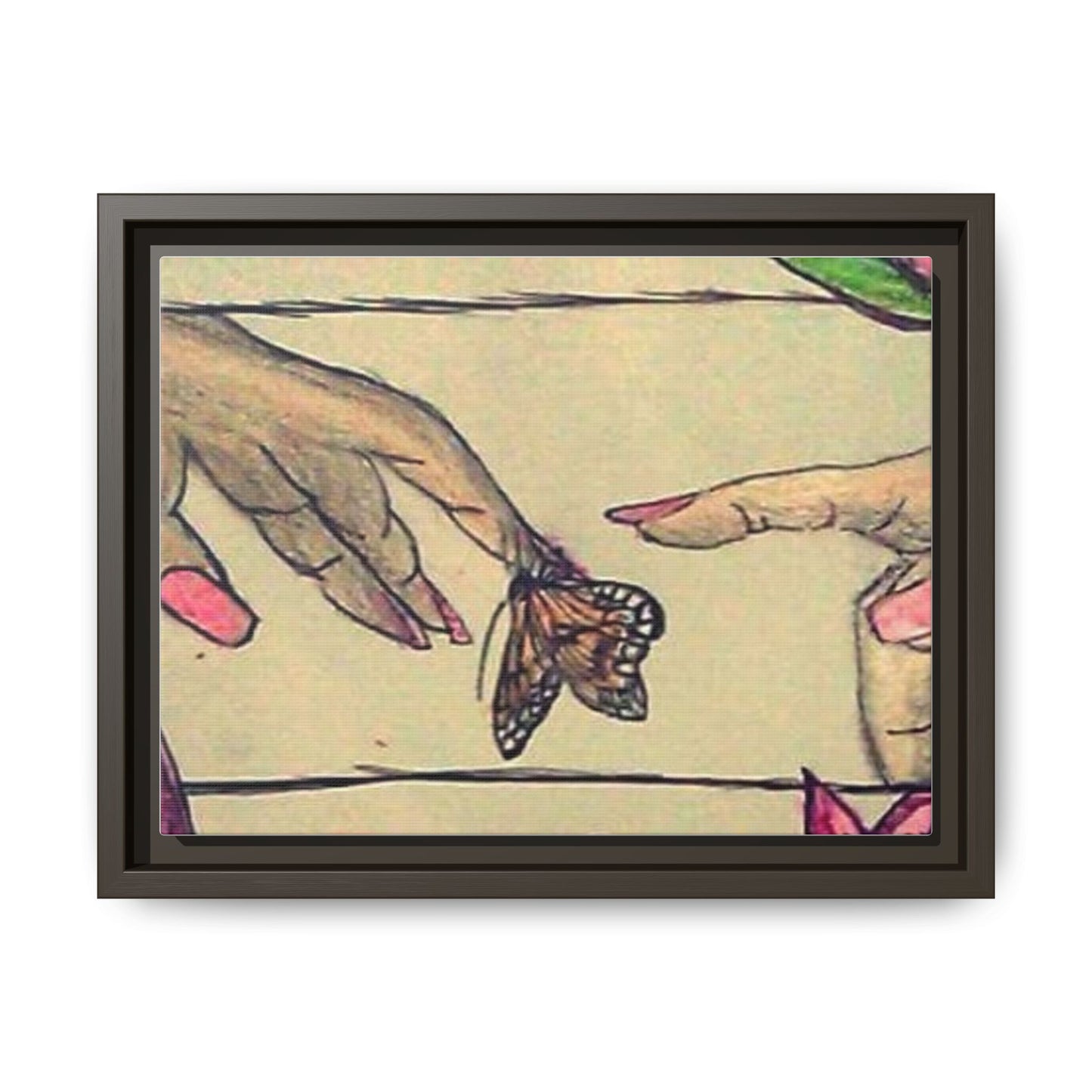 Matte Canvas, Framed (Multi-color)