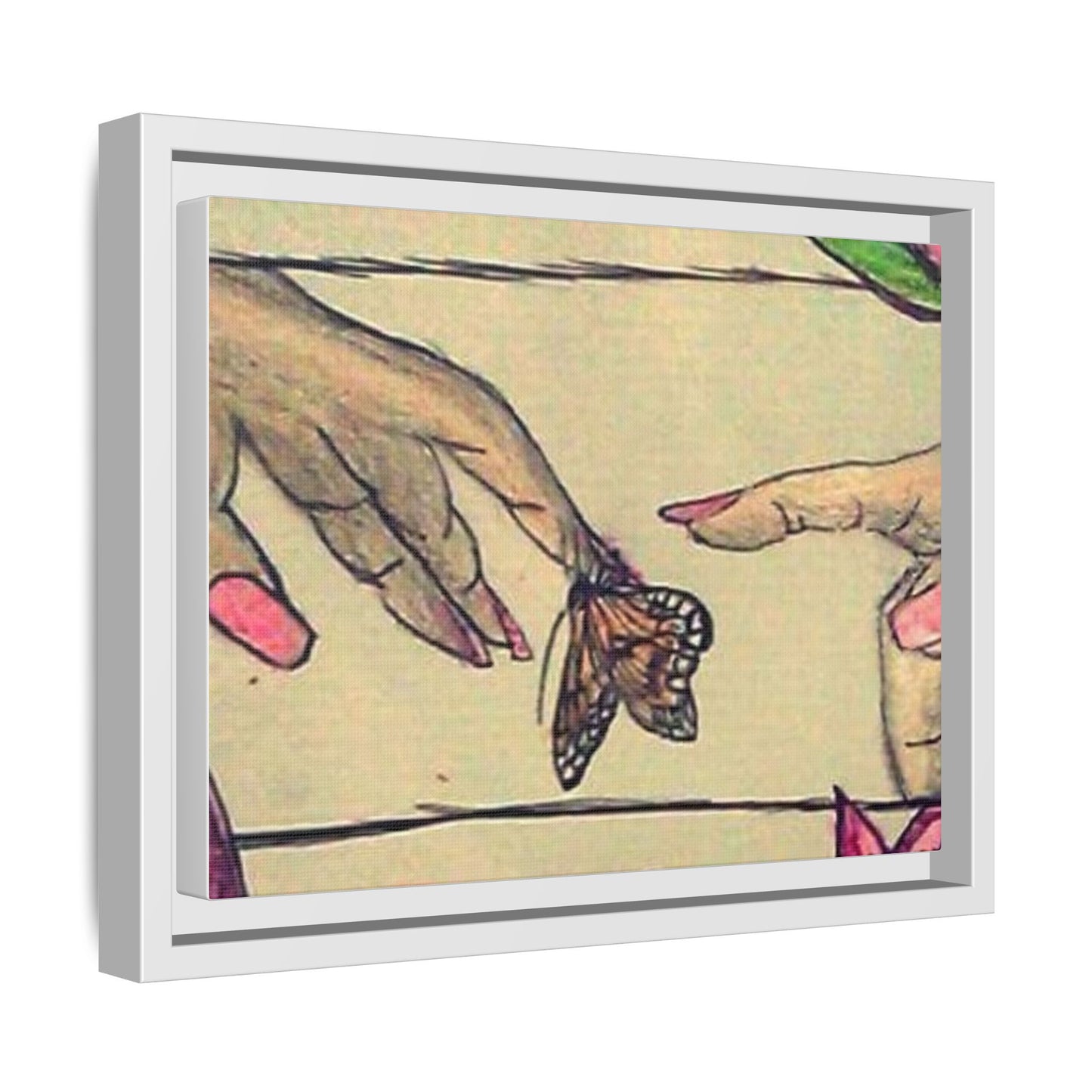 Matte Canvas, Framed (Multi-color)