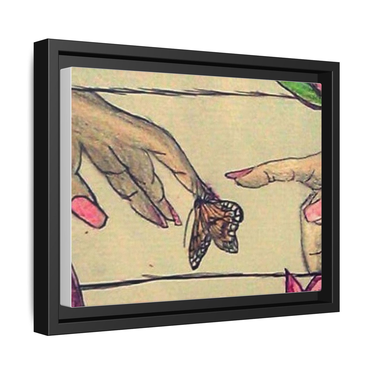 Matte Canvas, Framed (Multi-color)