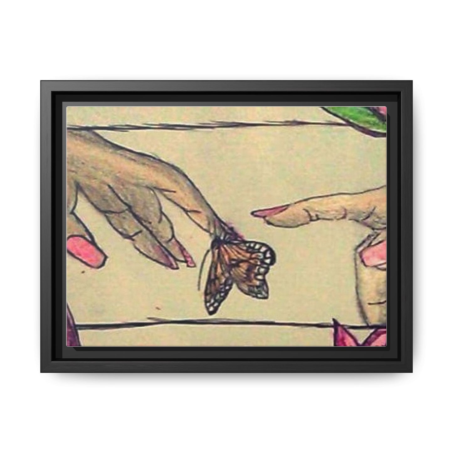 Matte Canvas, Framed (Multi-color)