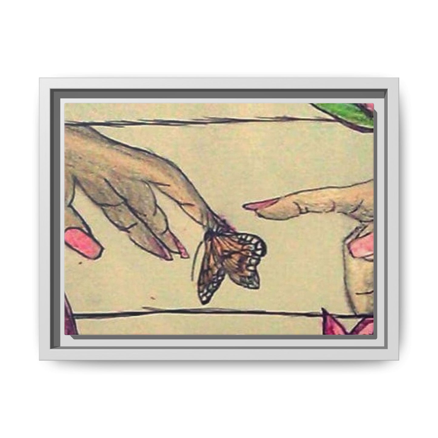 Matte Canvas, Framed (Multi-color)